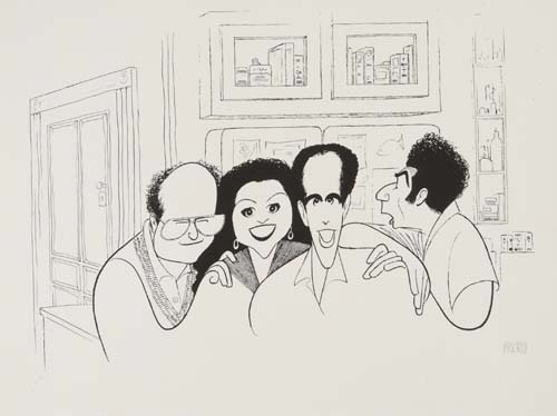 Seinfeld Finale: Jason Alexander, Julia Louis-Dreyfus, Jerry Seinfeld, and Michael Richards